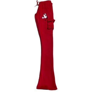 Stacked pants cargo fleece